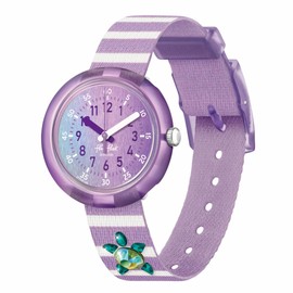 Flick Flak FPNP148 Kids Watch SHINING TURTLE, purple