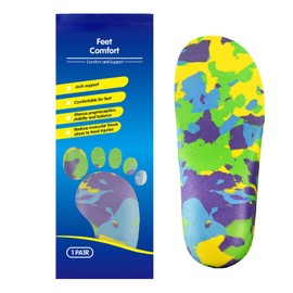 Kids Orthopedic Shoe Insoles with Arch Support for Children’s Heel Pain Growing Pains, Flat Feet (8)