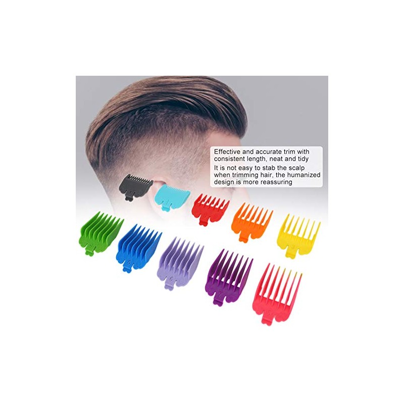 10pcs Comb Set Limit Combs Electirc Hair Clipper Accessory Hair