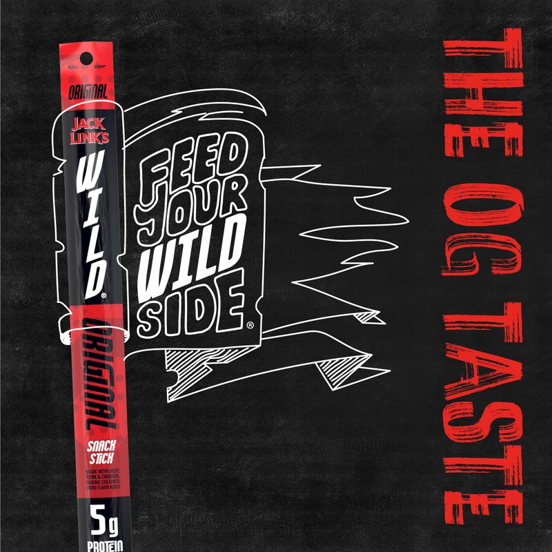 Jack Link's WILD Original Meat Sticks - Ready to Eat
