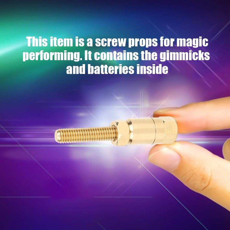 SPYMINNPOO Magic Props Screw, Magic Trick Nut Props Auto Rotation