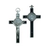 St. Benedict Crucifix with Round St. Benedict Medal Inlay |