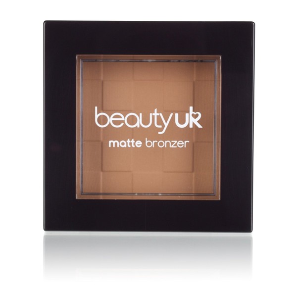 Beauty UK Cosmetics Matte Bronzer, Medium Number 1