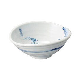 Sometsuke Choju-Giga Deflection Pot [6.1 x 5.4 x 2.3 inches (15.5 x 13.8 x 5.9 cm) | Vessel