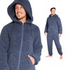 CityComfort Sleepsuits for Men and Teenagers, Fleece Onesie Jumpsuit Men's