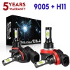 SHENKENUO 9005 H11 LED Headlight Super Bright Bulbs 8000K Ice