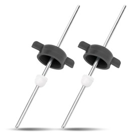 2pcs Bathroom Sink Pivot Rod for Moen 11985, Premium Metal and Plastic Ball Rod Replacement for 50/50 Lavatory Pop Up Center Sink Drain Stopper Assembly Compatible with Moen 11985