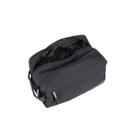 travelite Hand luggage cosmetic bag, luggage series Kick Off: Practical toiletry bag for holidays and sports, 26 cm, 5 litres, toiletry bag (26 cm/5 litres), 006920, D'anthracite, 5 Liter