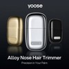 Nose Hair Trimmer, Alloy Nose Trimmer for Men and Women,
