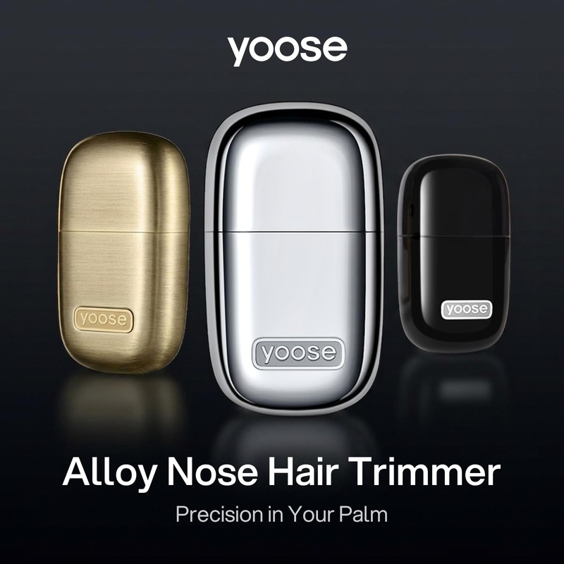 Nose Hair Trimmer, Alloy Nose Trimmer for Men and Women,