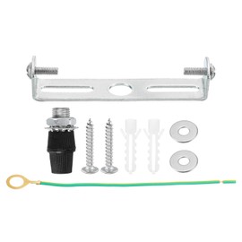 sourcing map 1 Set Ceiling Light Plate Kit 80 x 18 x 16 mm Lighting Body Mounting Bracket for Home Office Chandelier