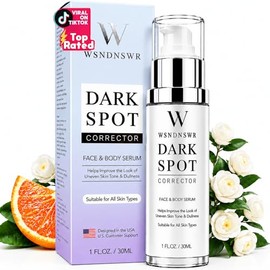 Dark Spot Remover for Face & Body with 20,000ppm Niacinamide - Hyperpigmentation, Melasma, Sun, Age, Acne Scars, Freckles and Uneven Tone, Dark Spot Corrector Serum for All Skin Types, Men & Women