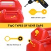 Upgraded Gas Can Spout Replacement, 3-Pack Gas Can Nozzle Leak-Proof