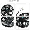 FSBCGT 2PCS 10 Inch Slim Fan Push Pull Electric Radiator