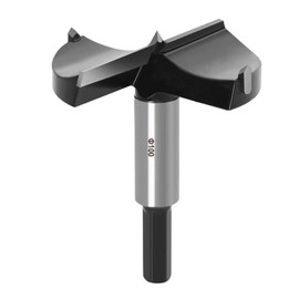 ASNOMY 100mm Forstner Drill Bit, Carbide Tipped Forstner Bit for Hard Wood, Wood Drilling Hole Saw Set Woodworking Hinge Cutter Tool Kits for Wood Plastic Plywood