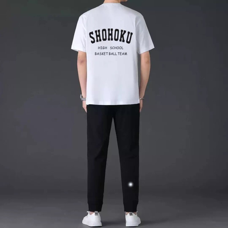 D.S Conjunto Casual De Camisetas De Anime Para Hombre