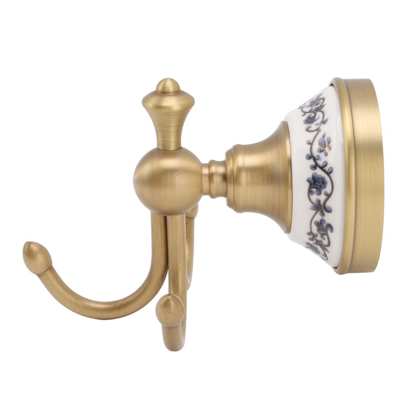 Wall Mounted Bathroom Coat Hook Beautiful Decorative Elegant Clothing Robe
