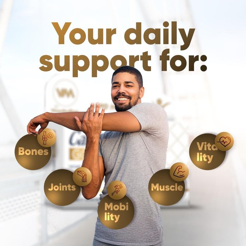 Calcitrin GOLD - Bones and joints Healthcare Fitness Supplement Edible