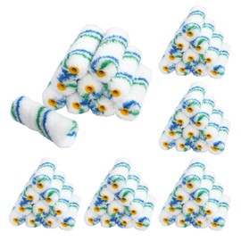 60 Piece Mini Rollers Covers Paint Tools 4 Inch 1/2" Nap 4" Roller