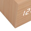 LED Wood Clock Multifunctional Large Display 3 Brightness Eye Protection
