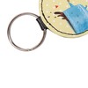 Mr. & Mrs. Panda Round Keyring Coffee Bean, yellow
