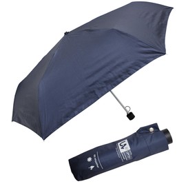 Folding Umbrella, Sun Umbrella, For Both Sun and Rain, Women's, Men's, Ribs, 21.7 inches (55 cm), Inner Coating, 99.9% UV Protection, First Class Light Blocking, UPF50+, Heat Blocking, Windproof
