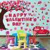 124 Pcs Valentine's Day Classroom Bulletin Board Decorations Valentines Lovely