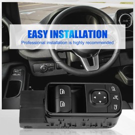 Power Window Switch fit for Sprinter 3500 XD 2018-2021|Direct Fit,ABS Plastic,High Sensitivity,Driver Side,OE 9079059002