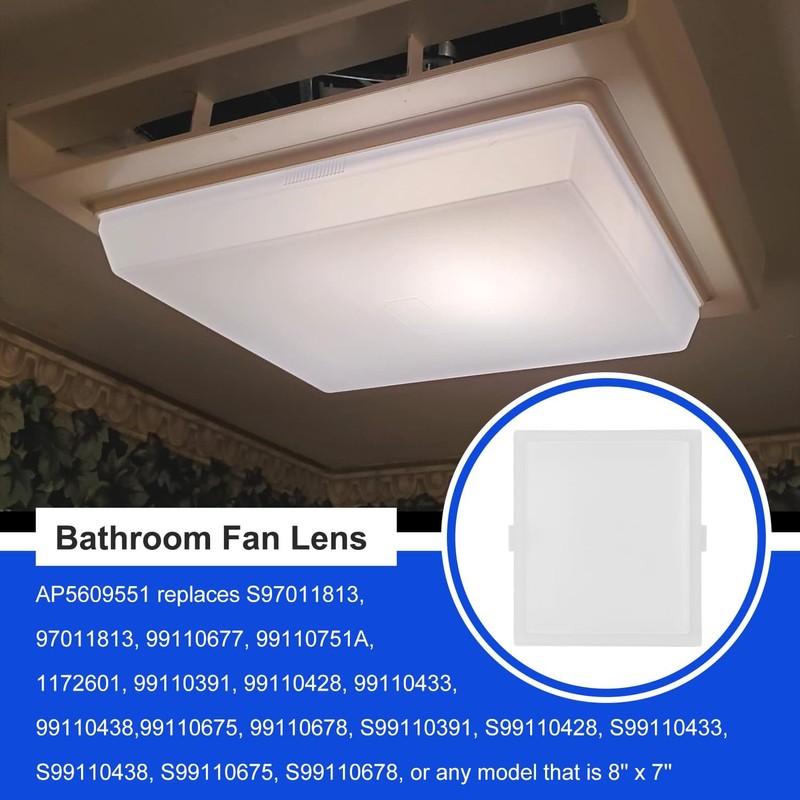 Laofudech AP5609551 Bathroom Vent Light Lens Cover Compatible with Nutone