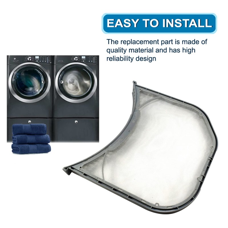 HQRP Dryer Lint Filter Assembly compatible with LG ADQ56656401 Replacement