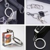 [AMUU] Flat Key Ring, Keychain, Ring, Set of 60, 28mm,