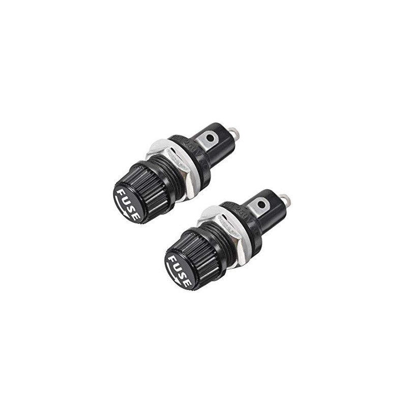 Sourcing Map Fuse Holder Screw Cap 5 x 20 mm