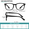 hunsquer Blue Light Blocking Glasses - Women/Men 3Pack Computer Reading