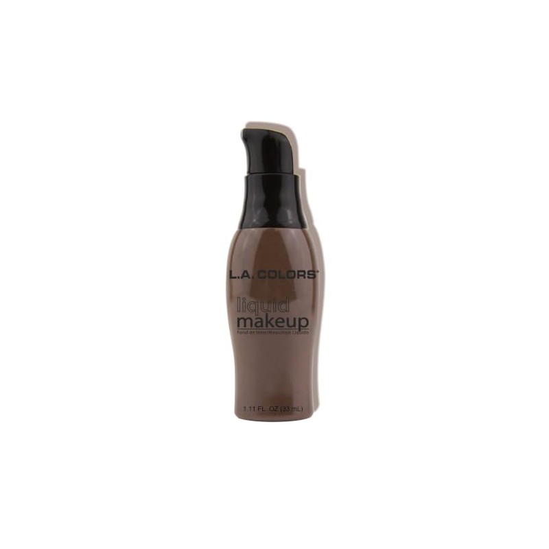 L.A. COLORS Liquid Makeup, Ebony CLM289A