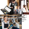 Dikoer Server Book Organizer/Waitress Order Pads with Zipper Pocket and