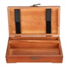 Wooden Sketching Pencil Box Antique Solid Wood Square Children Stationery