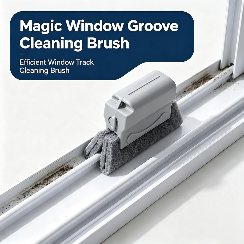 6Pcs Cleaning Brush Set, Scrub Brush, Sponge Scrubber, 2 Crevice