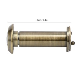 Door Viewer Wide Angle 220 Degrees, Haofy 1 Piece Peephole of the Door Viewer with Privacy Screen, Door Viewer Peephole Security Spy for Door Thickness 55 mm - 90 mm, Drill Hole Diameter 16 mm, for