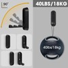 Shengsenfu Foldable Towel Hooks for Bathroom - Heavy Duty Wall