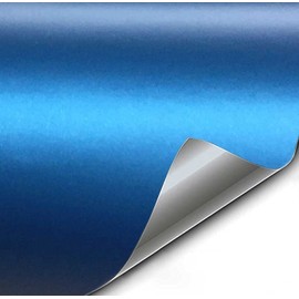 VViViD+ Premium Vinyl Wrap Film (10ft x 5ft, Matte Metallic Blue)