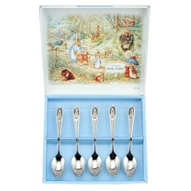 Flopsy, Mopsy, and Cotton-tail Coffee Spoon Set of 5 PN – 11