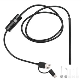 3‑in‑1 Visual Earwax Remover Luminous Ear Endoscope Earwax Cleaning Removal Tool MultifunctionBlack