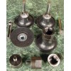 3" ROLL LOCK HOLDERS w 4-1/2" Electric GRINDER ADAPTER MADE IN USA Mandrel