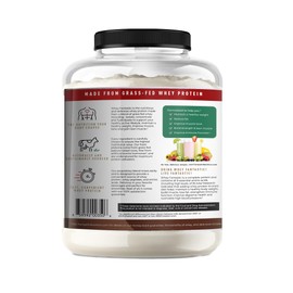 Fantastic Nutrition Whey Fantastic - Unflavored - 100% Pure Grass Fed Whey Protein - Optimum Blend of Isolate, Concentrate & Hydrolysate - 2-Pack of 5lb