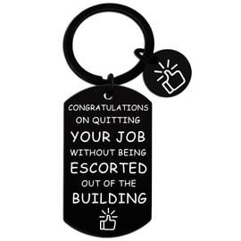 Iweca Coworker Gifts For Women Goodbye Gifts For Coworkers Going Away Gift For Men Farewell Leaving Gift For Work Bestie Boss Colleague Funny Retirement Keychain Good Luck Key Accessory