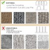 WILLBOND Agarre de Cable Cubierta de Cable de Piso Protector