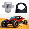 17-2530 Remote Fuel Tank Filler Neck with Billet Aluminum Gas