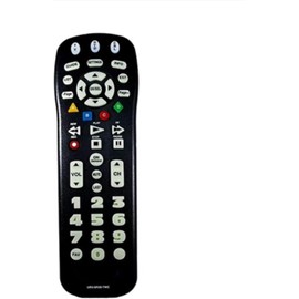 Generic DomilloSales TV Remote Control UR3-SR3S Big Button Remote Control Replacement for Spectrum Set-top Cable Boxes, Black