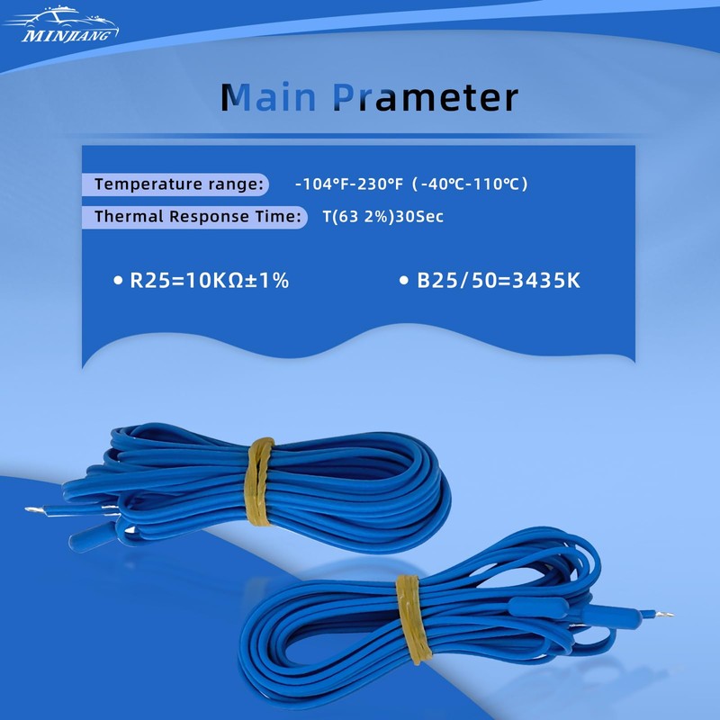 2Pcs NTC Temperature Sensor Probe for Digital Temperature Thermostat Controller