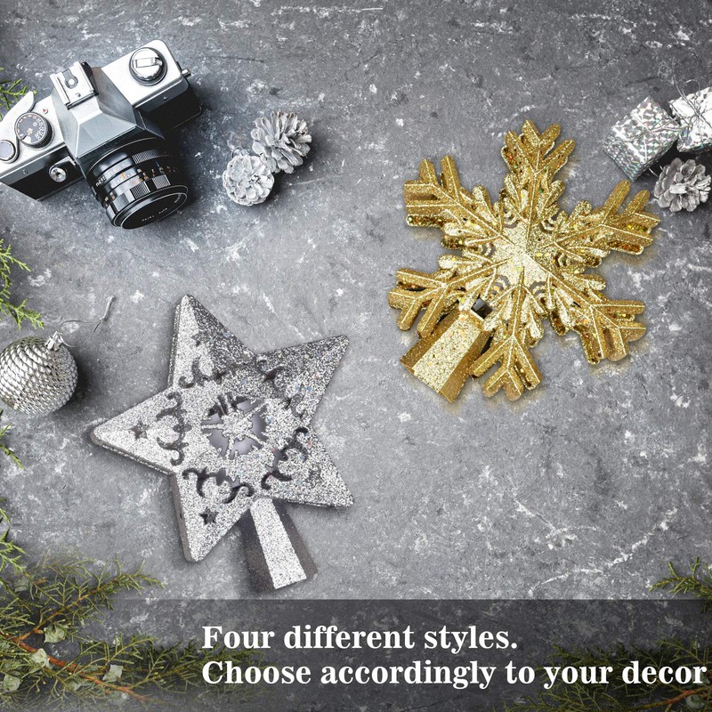 Christmas Tree Topper Lighted Projector for Christmas Tree Decorations Ornaments,